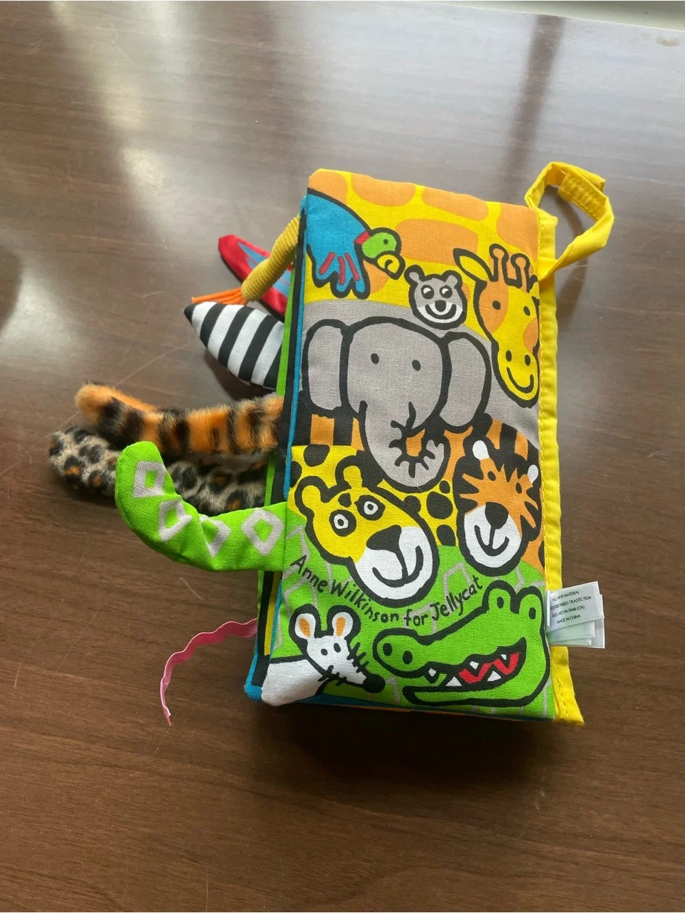 Jellycat Jungly Tails Sensory Book